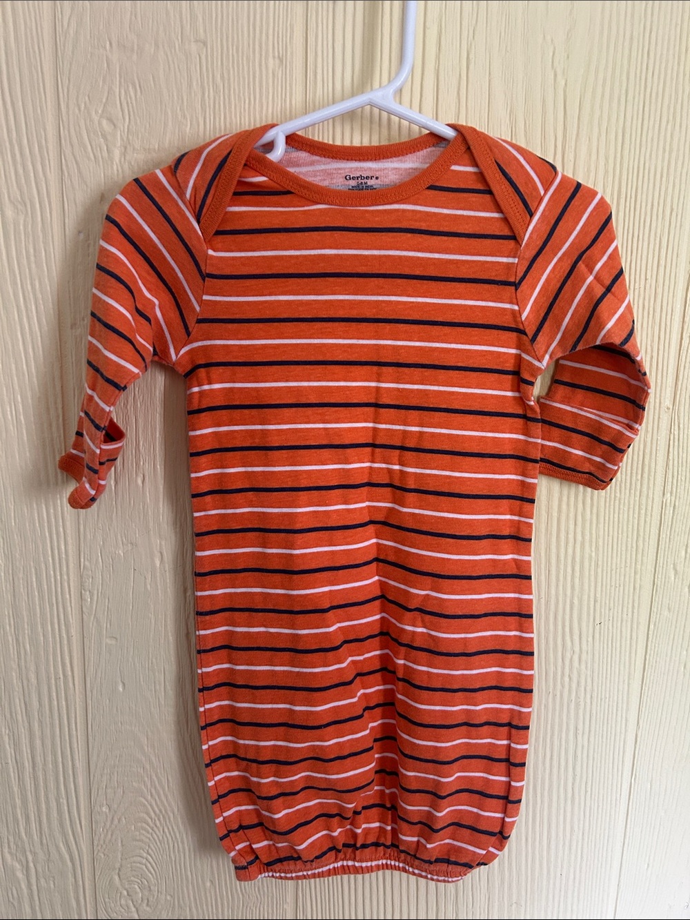 Gerber Striped Infant Gown